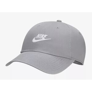 Nike Club Unstructured Futura Wash Cap Particle Grey M/L Unisex FB5368 073 NEW